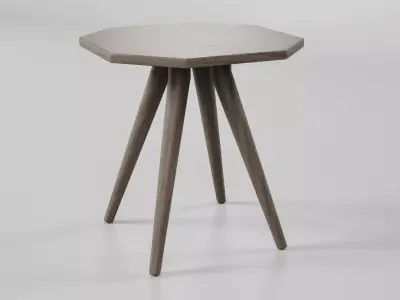 Octagon Table CG41 3D model