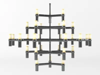 Nemo Crown Major Chandelier 3D model