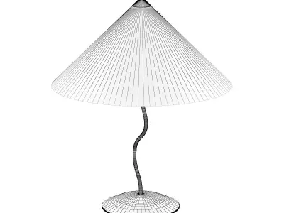 Chromed Desk Lamp 3D model