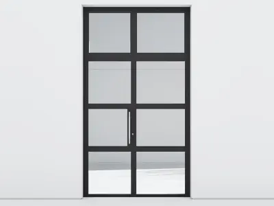 Aluminium door 305 3D model