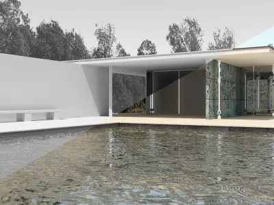 Barcelona Pavilon  3D model