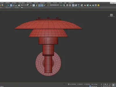 Louis Poulsen Wall Lamp Low-poly 3D model