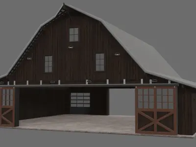 Hangar Barn 3D model