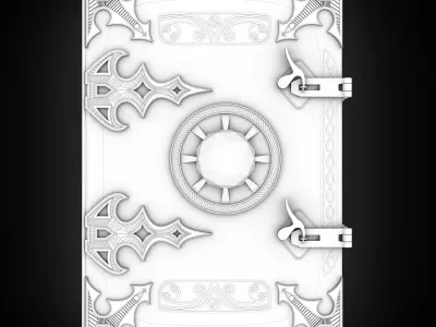 Magic Book Animated Vray Scene 3D model