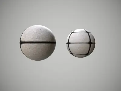 Concrete tiled pbr material Texture