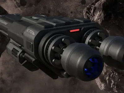 Sci-Fi Spaceship 3D model 3