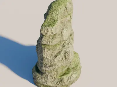 Rock 10 Low-poly 3D model
