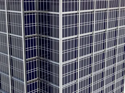 Skyscraper 5 Low-poly 3D model