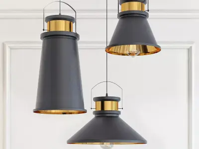 Loft london 2 lamp 3D model