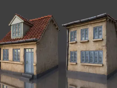European House A2 3D model-texture 3D model