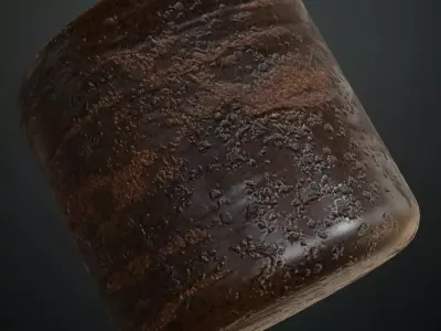 Rusted and Oxidized Steel Plate PBR Seamless Texture