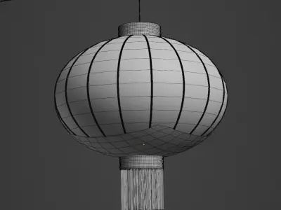 chinese Lamp Lampion 3D model
