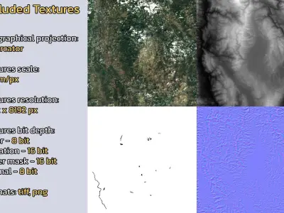 Baoshan China City Landscape 3D Model 3D model