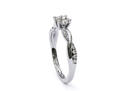 engagement fancy ring  3D print model