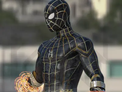 Spider-Man No Way Home Strange Magic Suit 3D model