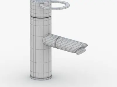 1648 - Water Tap Low-poly 3D model