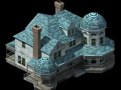 Heterogeneous - Building - Building B Building 03 3D model