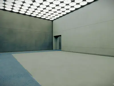 VR Room Low-poly 3D model