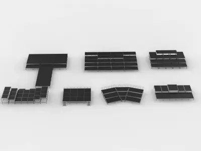 Stage Systems set  3D model