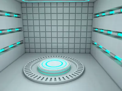 Interior 3D model shop