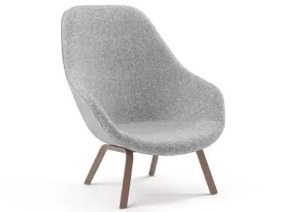 About a Lounge Chair AAL93 3D model