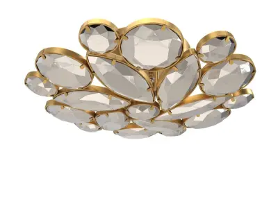 Lloyd Medium Round Flush Mount PBR 3D model