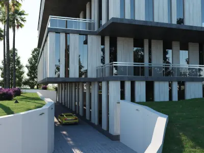 residential building 3D model