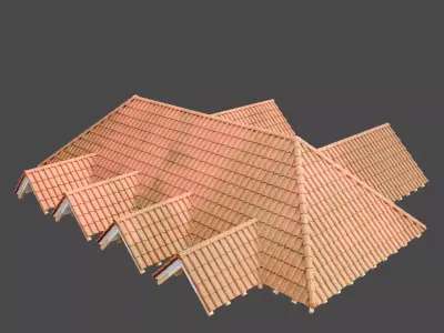 Realistic Roof Collections 34 3D model