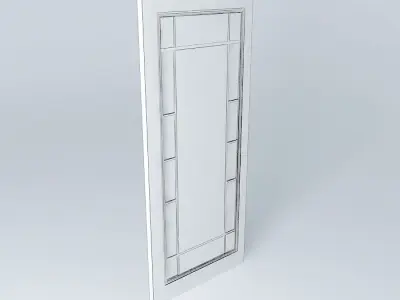 French Doors Craftsman Glassby Ray Bradley Free 3D model
