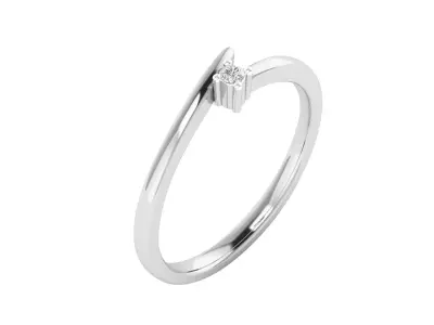 Women Ring Render 3dm STL MTL SLC JCD OBJ FBX Details 3D print model 2