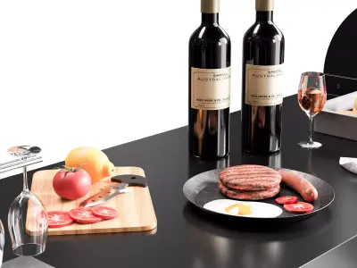 Barbecue 70 3D model