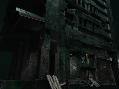 Abandoned Building  3D model