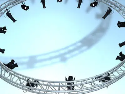 Round truss 3D model