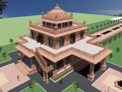 Jain Temple  3D model