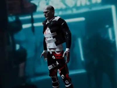 Stylized Sci-Fi Male for Games and Movies - Fully Rigged 3D model