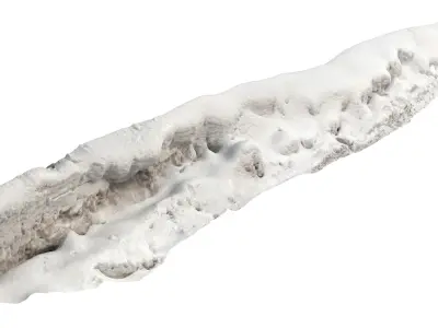 Snow 16 PBR Low-poly 3D model