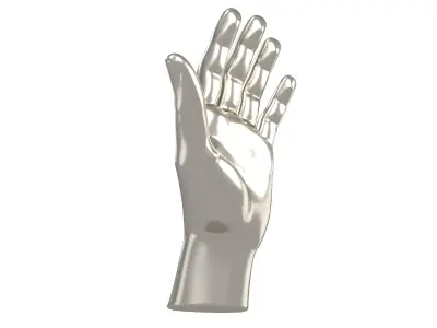Hand Sculpture v1 002 Low-poly 3D model