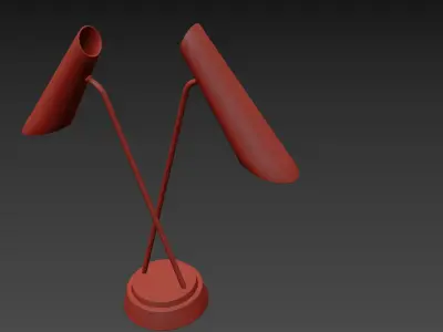 FRANCA DOUBLE PIVOTING TASK LAMP 3D model