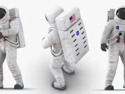  A7L Spacesuit Rigged for Cinema 4D 
