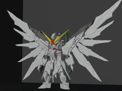 MOBILE SUIT ENSEMBLE DESTINY GUNDAM 3D model