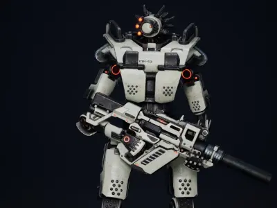 Etasphera53 apocalypse weapon Low-poly 3D model