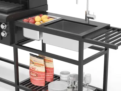 Barbecue 16 3D model