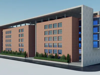 Building 7 apartment 3D model