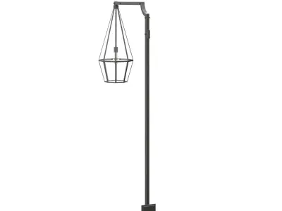 Exterior Street Lamp Light PBR 3D model