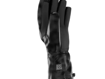 realistic glove leather Low-poly 3D model