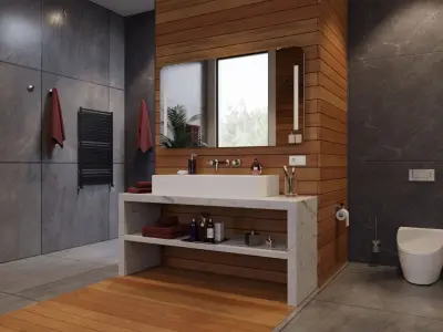 Bathroom interior 3D model