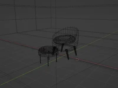 Sofa Chair 3D MODEL  Free low-poly 3D model