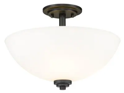 Cardiff Light Simple Bowl Semi Flush Mount Free 3D model