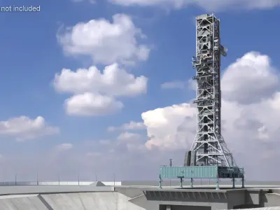  Industrial Launch Tower Platform 