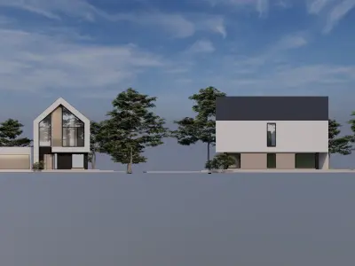 Modern Two-Storey Villa   3D model